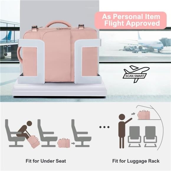 Travel Backpack for Women, Flight Approved Carry On Backpack main image 2